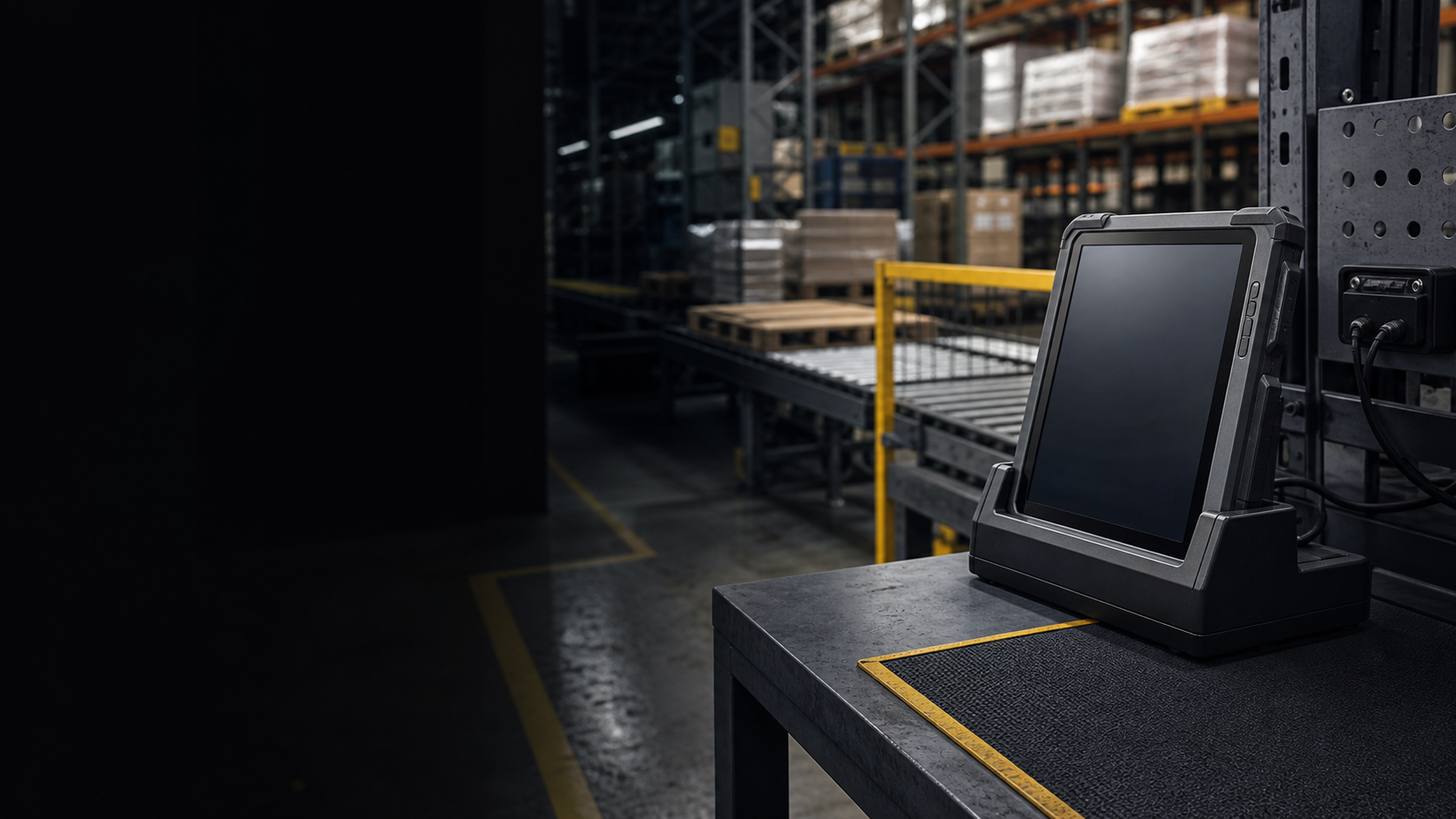Start with the operating scene.<br>Then choose the rugged device.