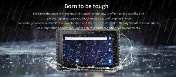 Rugged Tablets Practical? EM-R16 All-Day Battery Endurance