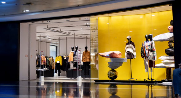 Clothing chain brand advertising machine