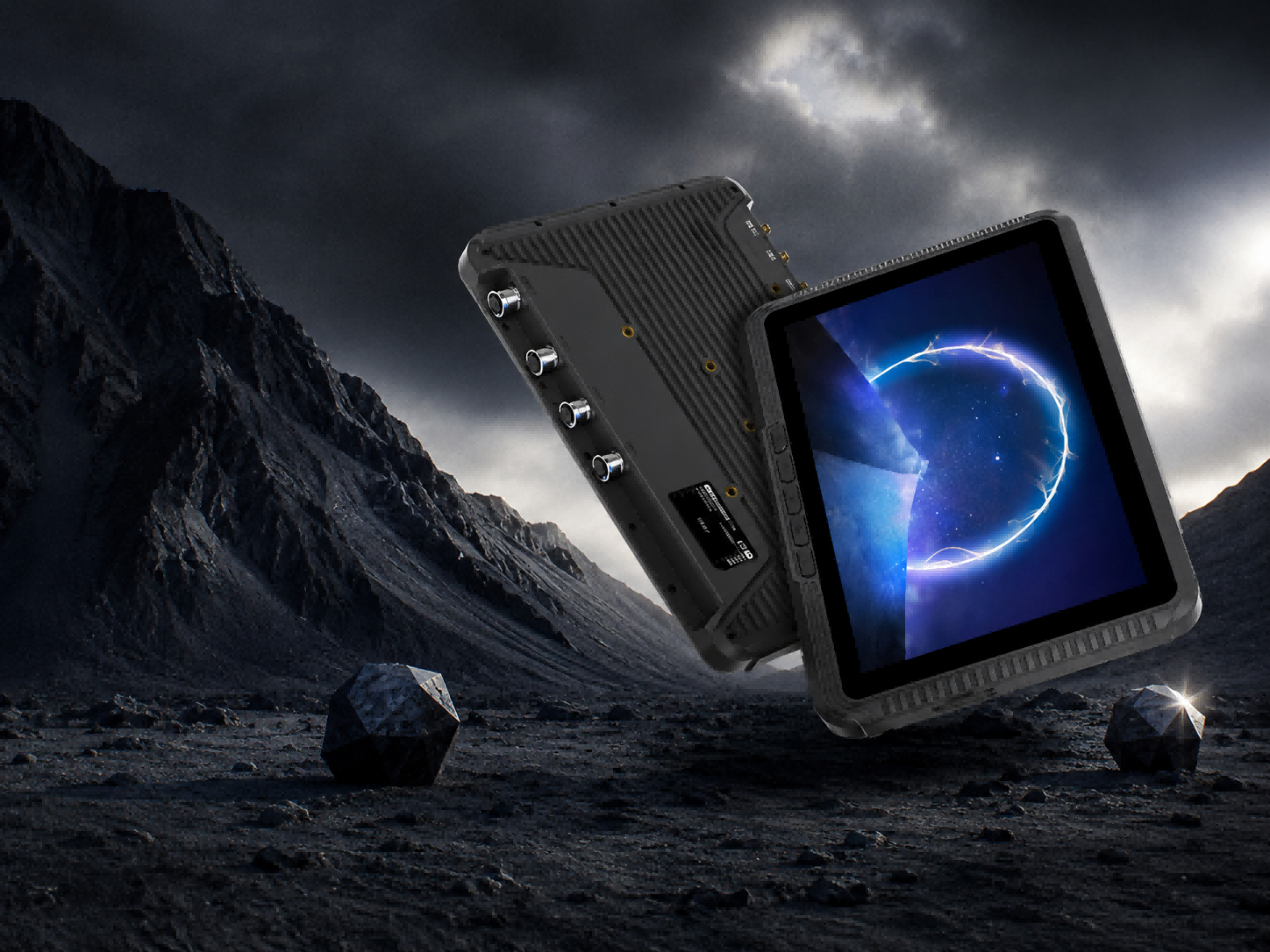 Vehicle PC integrated rugged device design