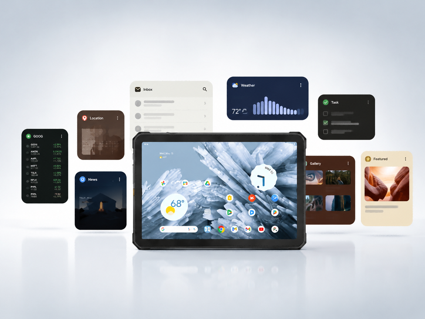 Outdoor Rugged integrated rugged device design