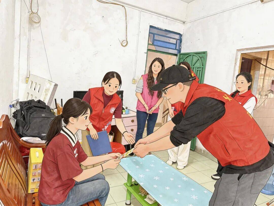 Emdoor Group volunteers delivering care packages to children in Pingshan, Shenzhen - 2