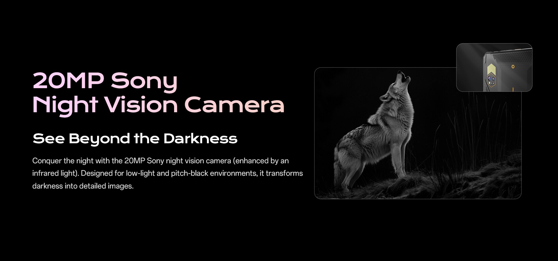 20MP SonyNight Vision camera