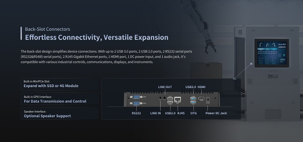 Back-Slot Connectors