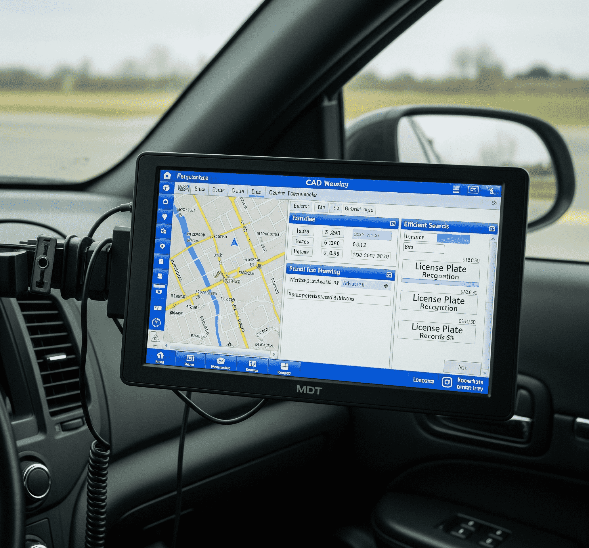 In-Vehicle Mobile Data Terminal (MDT)