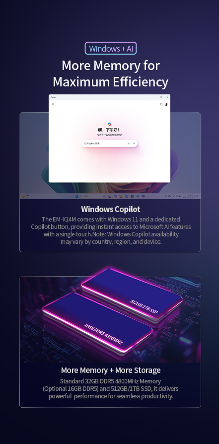 Windows + AI-More Memory for Maximum Effciency