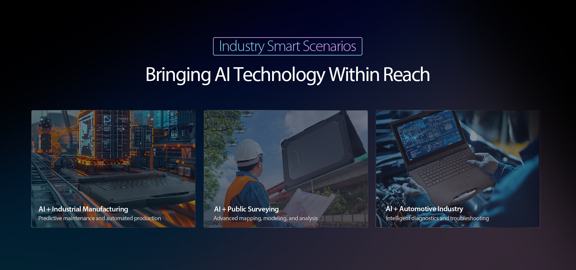 Industry smart Scenarios-Bringing Al Technology Within Reach