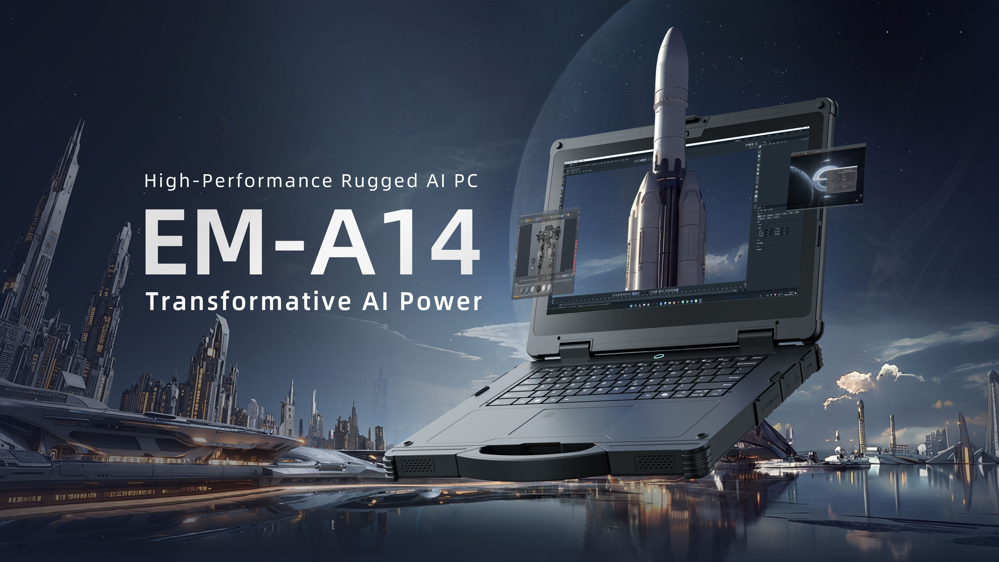 EM-A14 High-Performance Rugged AI PC