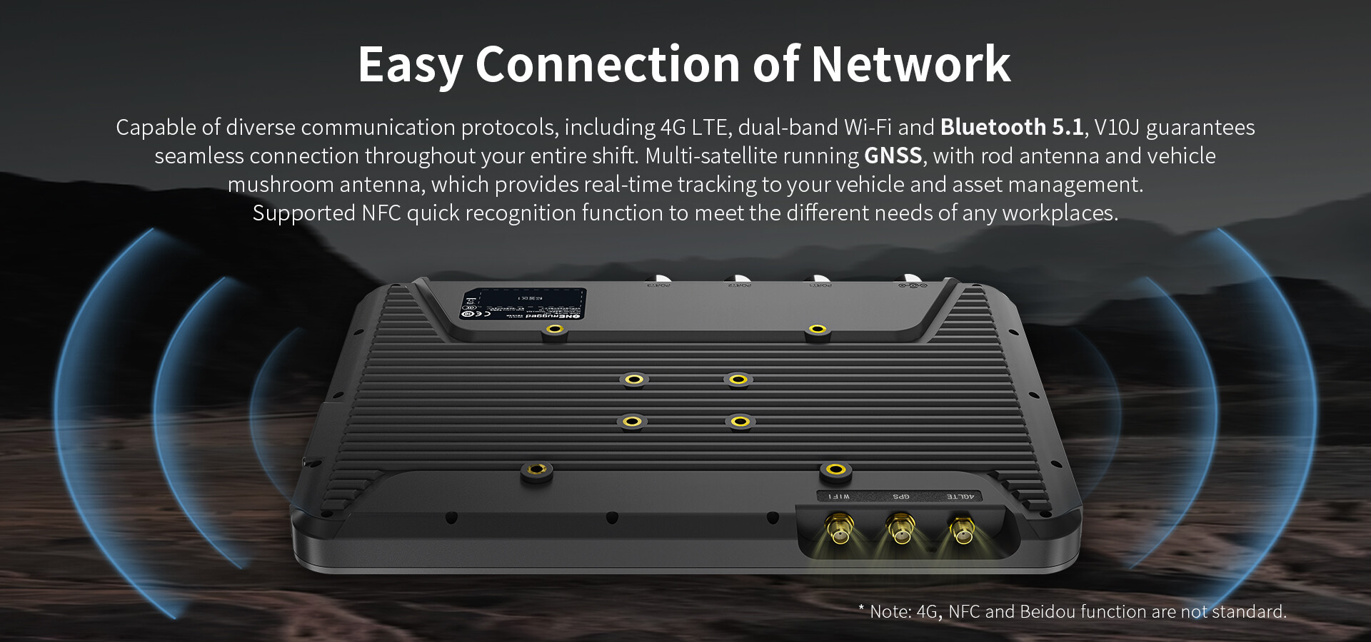 EM-V10J Vehicle PC Multiple Communication Protocols GNSS
