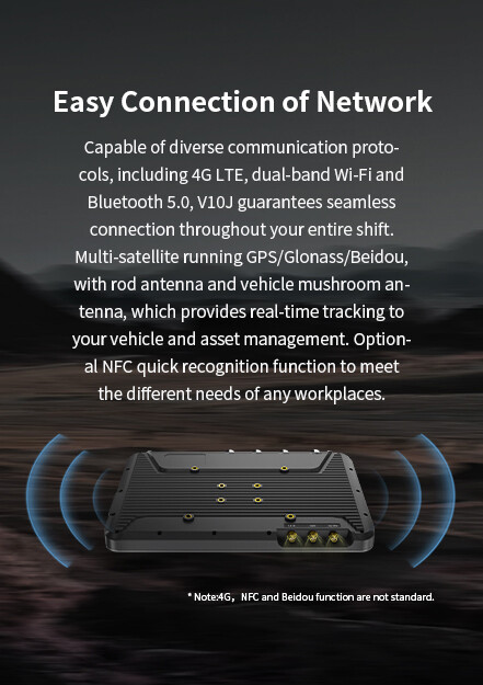 EM-V10J Vehicle PC Multiple Communication Protocols GNSS