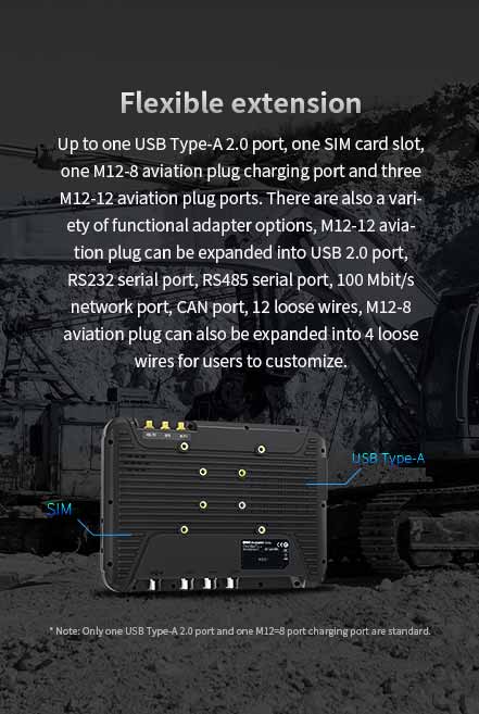 V80T Aviation Plugs USB SIM Interfaces