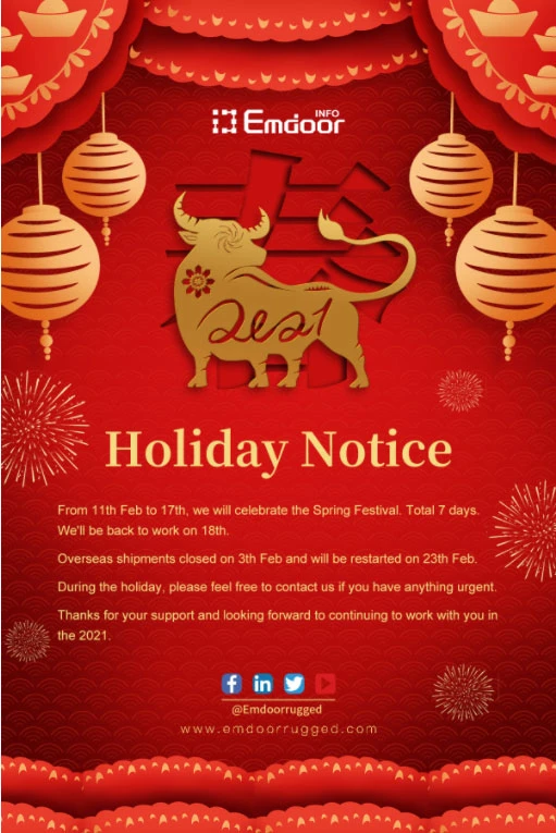 Holiday Notice