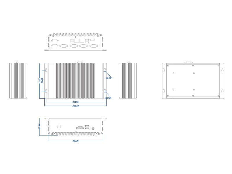 Fanless Embedded PC EM-MP150S