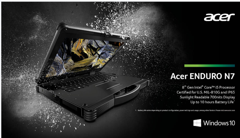 Acer Enduro N7 Fully-rugged Laptop