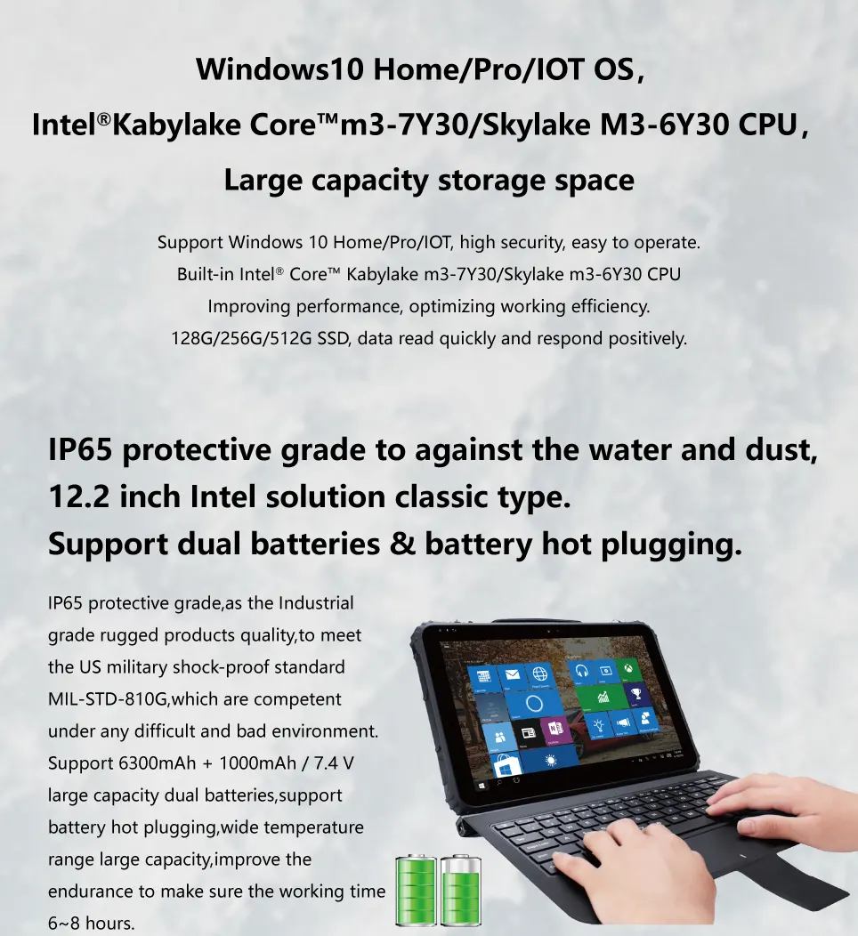 Backlight life of rugged notebook computer