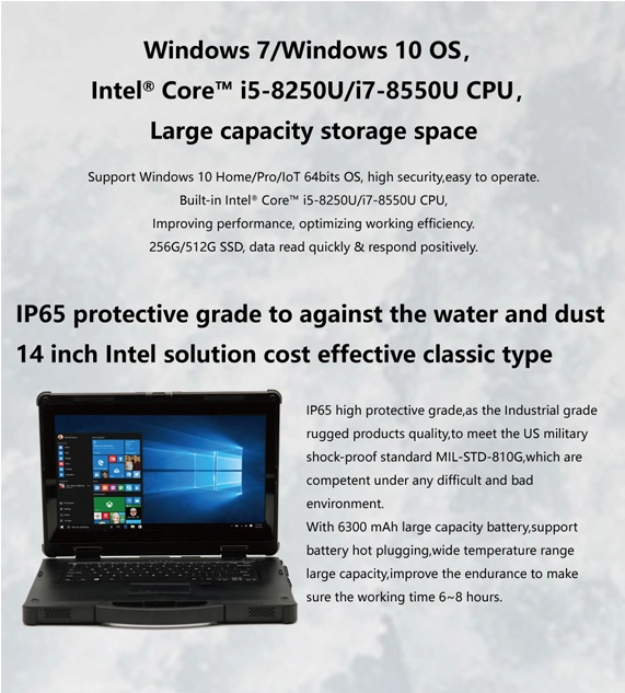 Rugged Laptop Windows 10