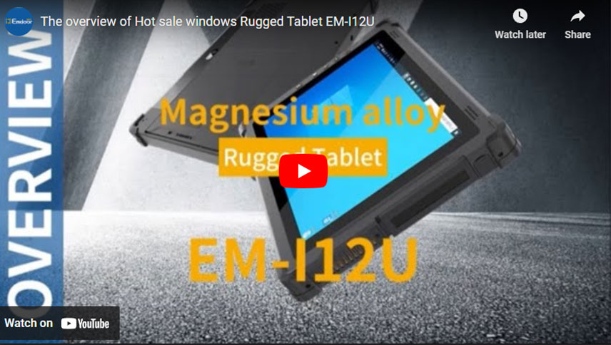 The overview of Hot sale windows Rugged Tablet EM-I12U-1