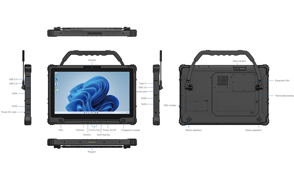 portátil resistente
